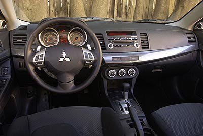 2008 Lancer GTS interior