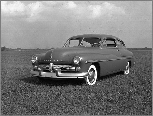 A Grey 1949 Mercury