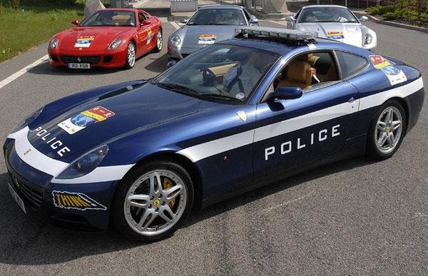Ferrari 612 Police Car