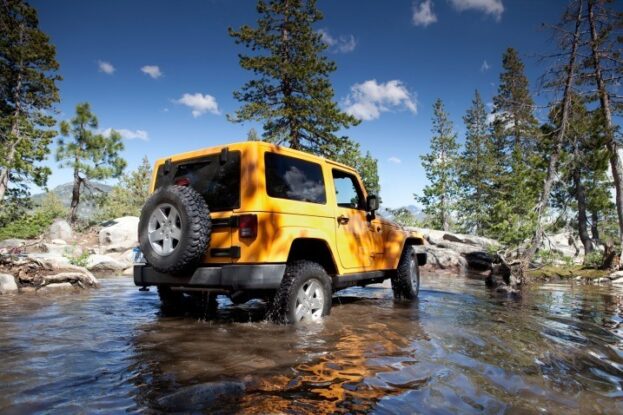 2012 Jeep Wrangler Crossing Stream