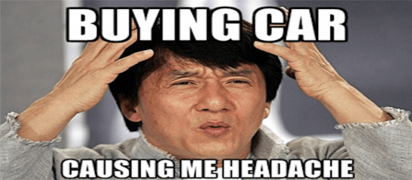 buying a car headache