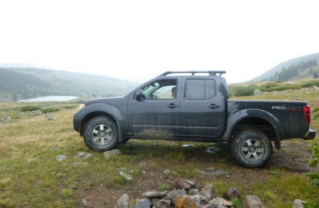 Nissan Frontier PRO4X at altitude