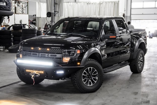 The Ford F-150 SVT Raptor is a natural zombie destroying machine.