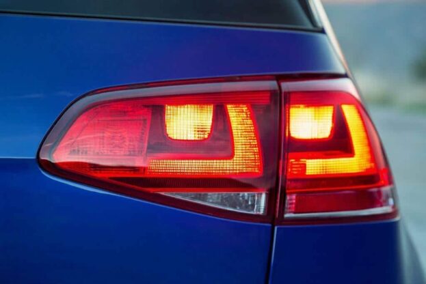 2015 VW Golf R tail light