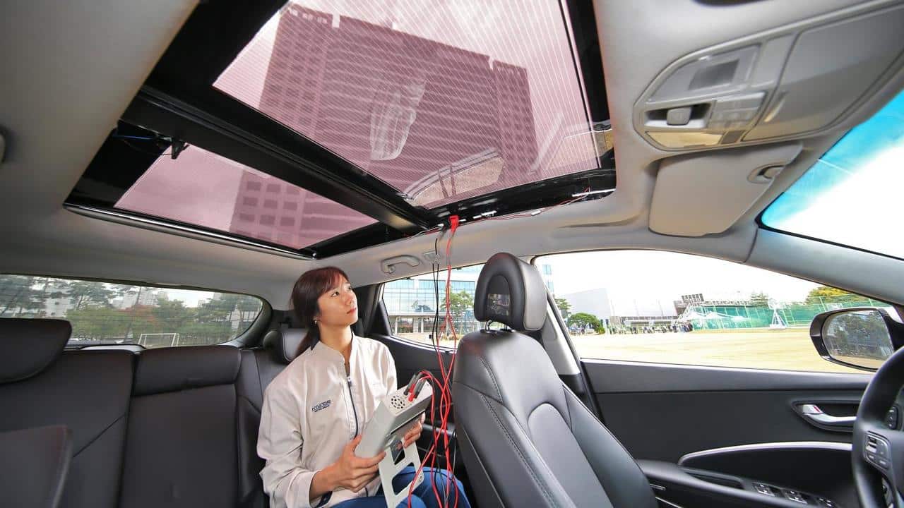 Hyundai Motor Group Solar Charging Technology