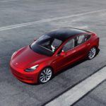 Model 3 Performance Red Above Tarmac 1