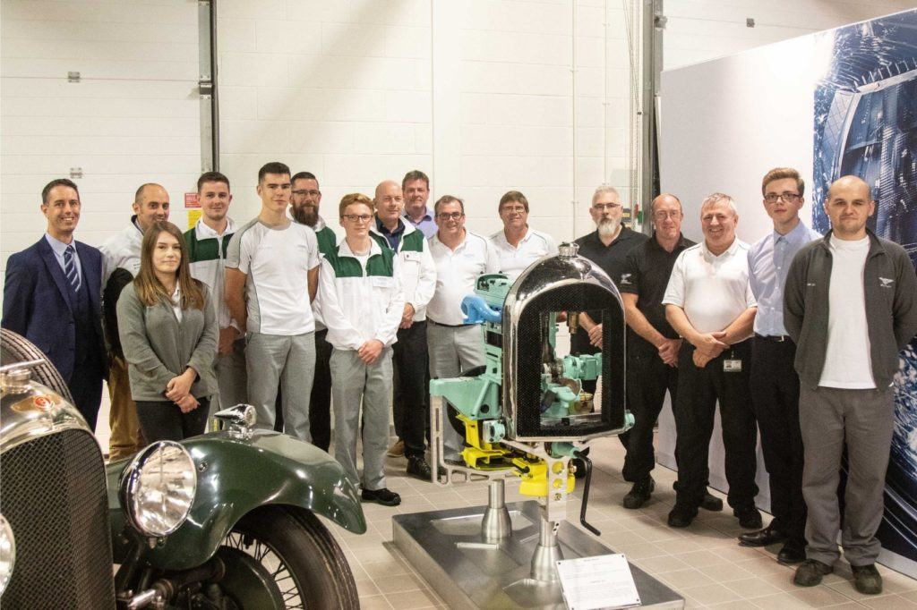 Members of the Bentley apprentice program have restored a historic engine as part of the company’s centenary year celebrations. 