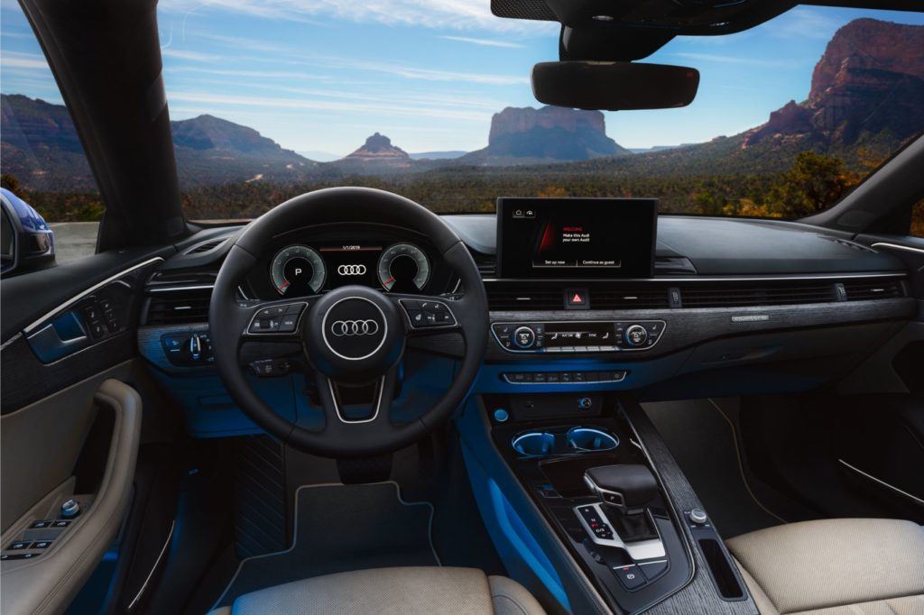2020 Audi A5 Sportback interior layout. 