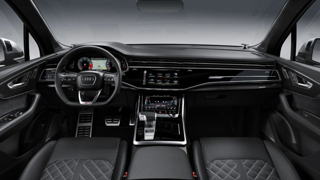 2020 Audi SQ7 interior layout.