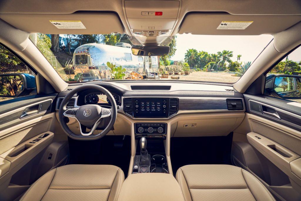 2021 VW Atlas interior layout. 