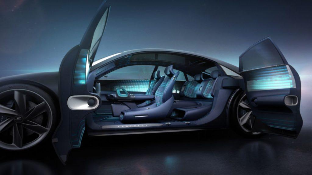 Hyundai Prophecy Concept EV interior layout. 