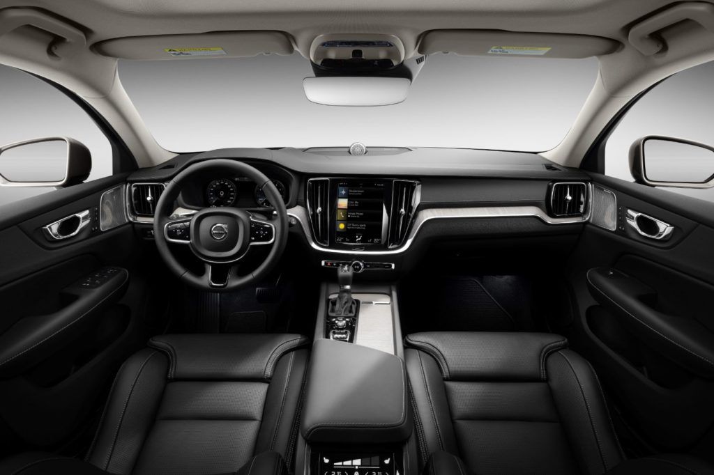 2020 Volvo V60 Cross Country interior layout. 