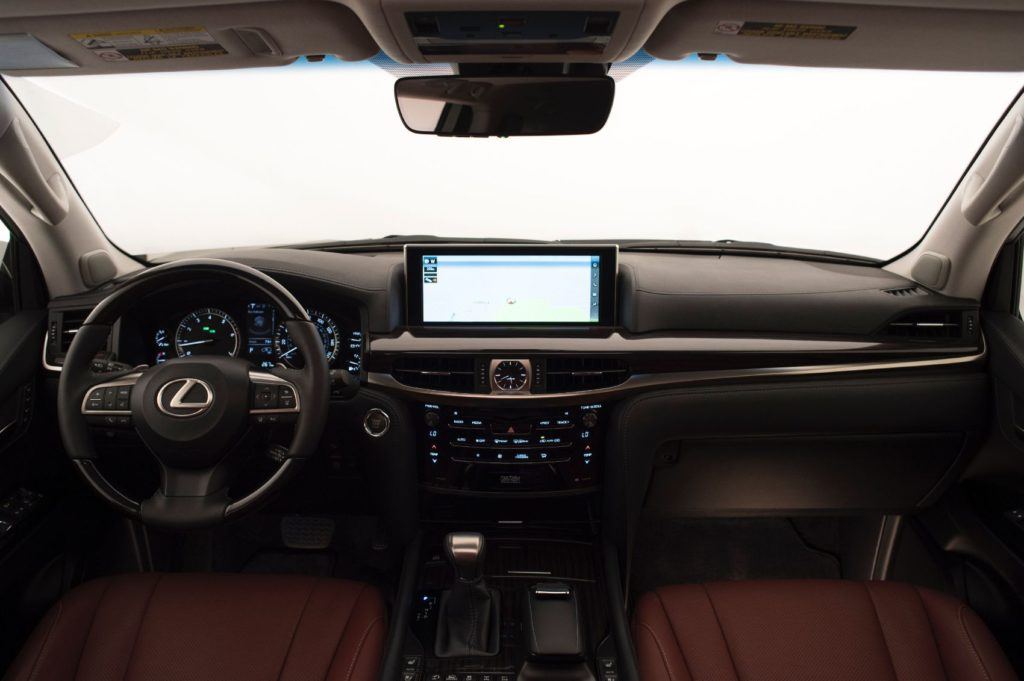 2020 Lexus LX 570 interior layout. 