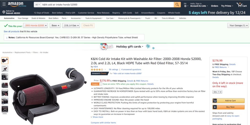 KN Intake Amazon 1170x585 1