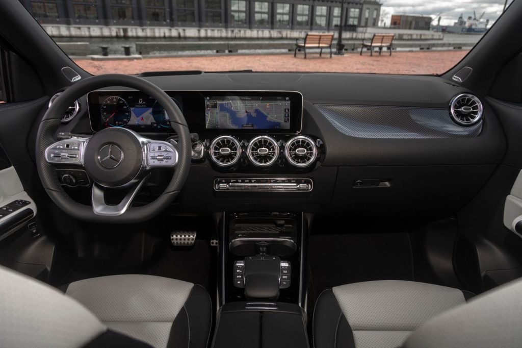 2021 Mercedes-Benz GLA interior layout. 