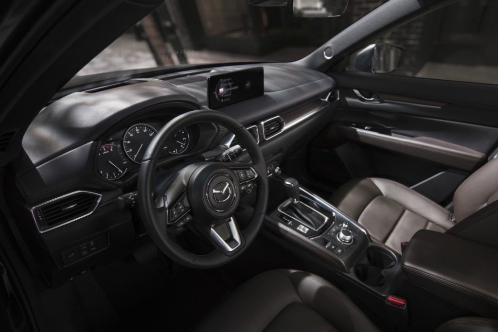 2021 Mazda CX-5 interior layout.