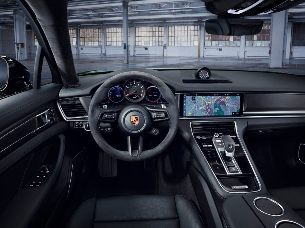 2021 Porsche Panamera interior layout.