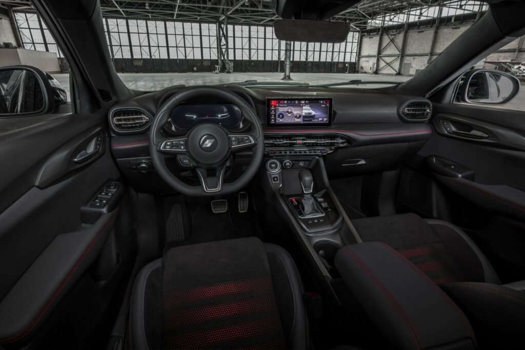 2023 Dodge Hornet interior layout. 