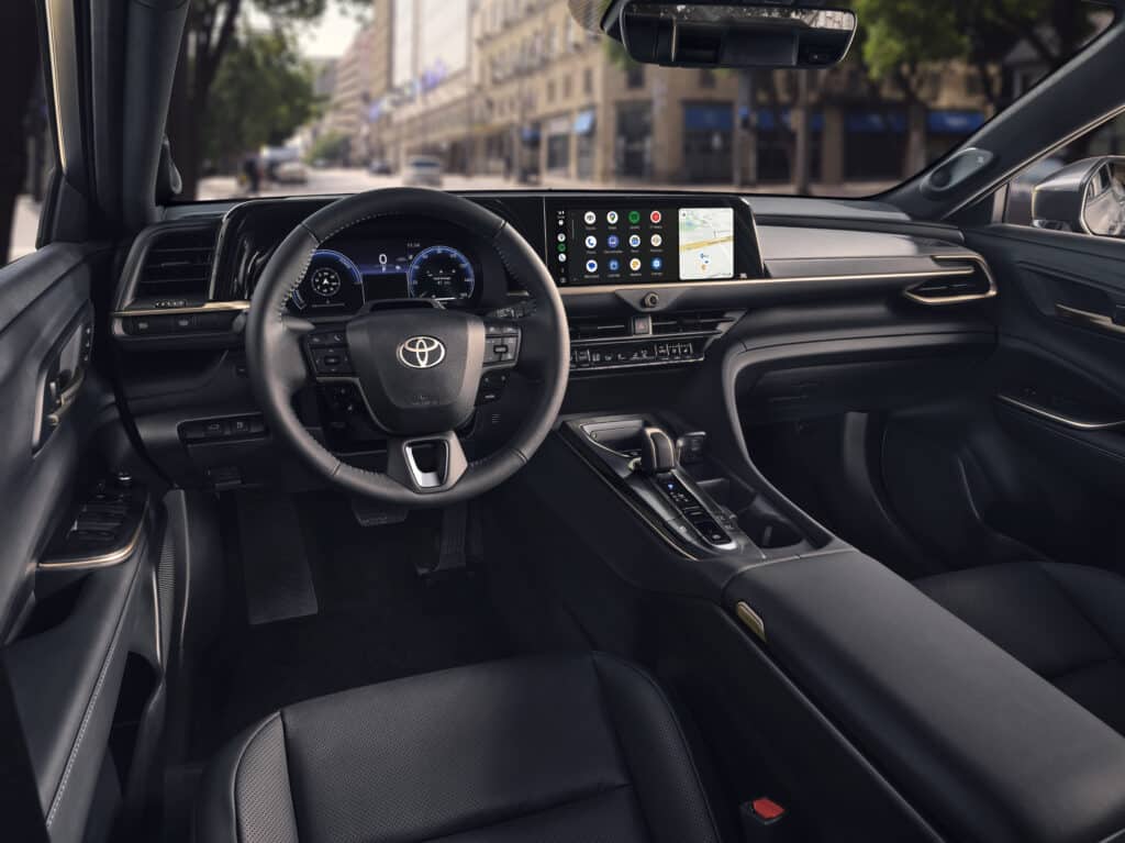 2025 Toyota Crown interior layout.